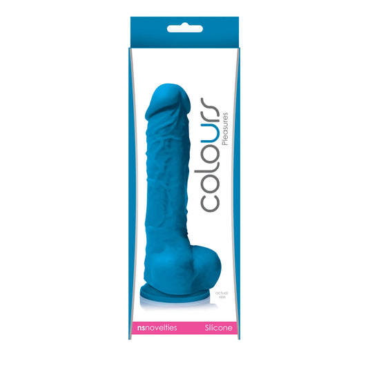 Azul Ardiente (Dildo Colours Pleasures de 5 pulgadas, color azul 💙)