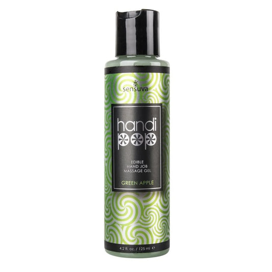 Tentación Frutal (HandiPop Gel para Masturbación 4.2 oz Sabor Manzana Verde)