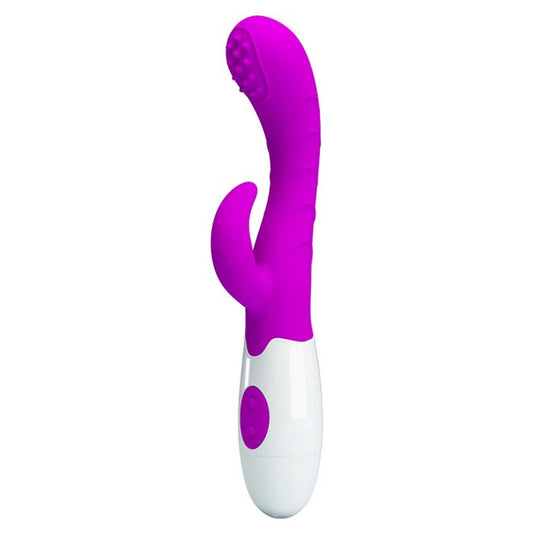 Cosquilleo Letal (Pretty Love Arthur Rabbit Vibrador de Silicona, color púrpura.)
