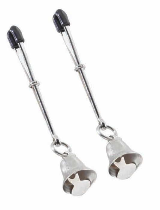 Din Don del Pecado (Pinza ajustable de pezon tipo tweezer con campanilla de níquel.)