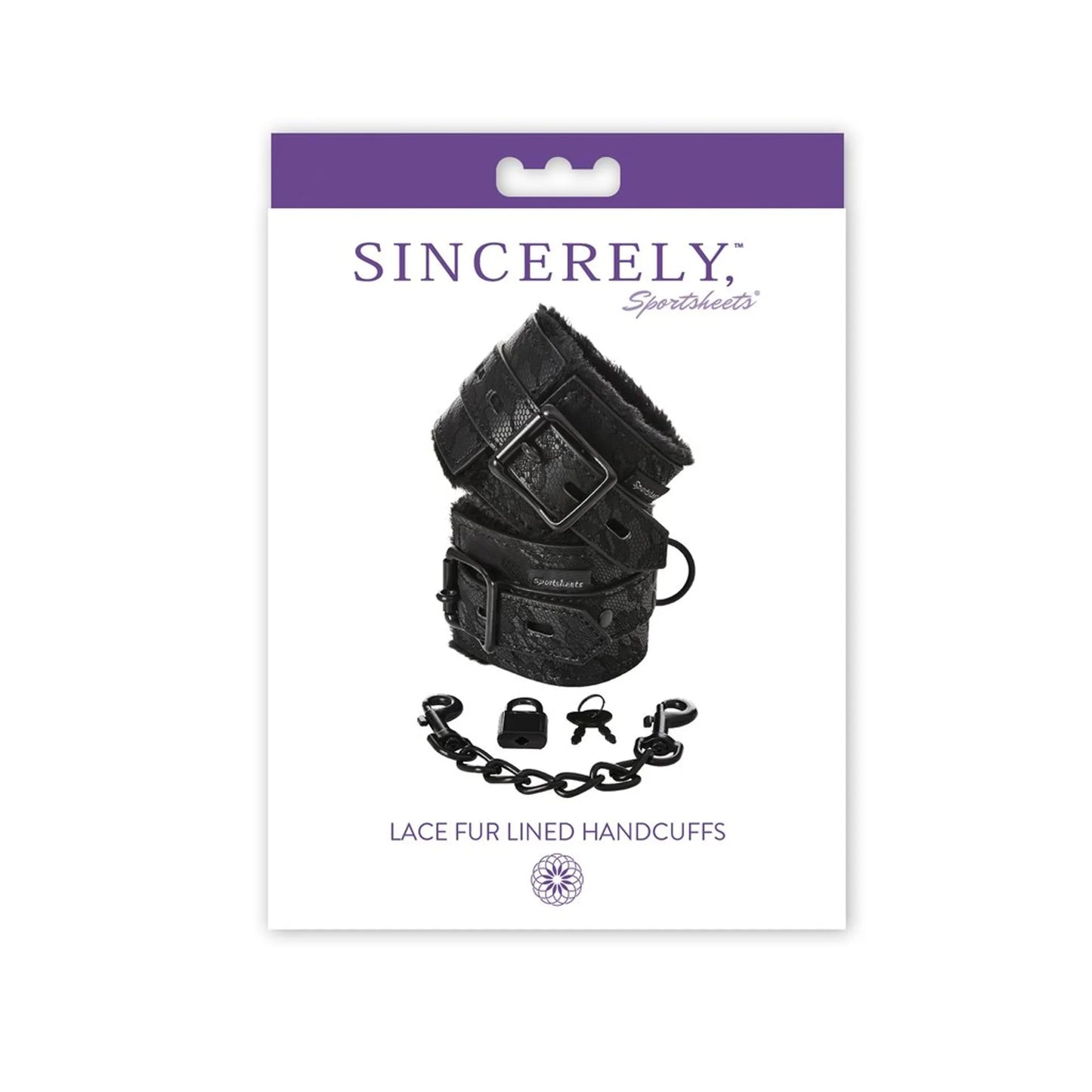 Fetiche de Encanto (Sincerely Lace Esposas para Manos Forradas de Piel)