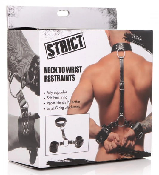 No Me Sueltes Enfermona (Restricción de cuello a muñeca Strict de XR Brands.)