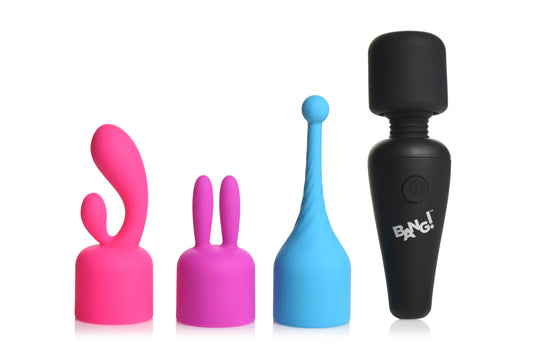 Mini Tormenta de Placer (BANG! Mini Varita 10X con 3 Accesorios)