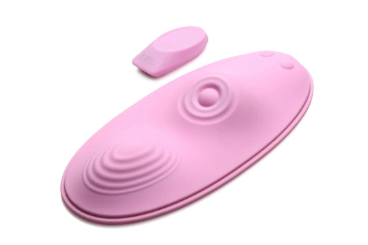 Pulso Travieso 💖 — Almohadilla de silicona con vibración y pulsaciones