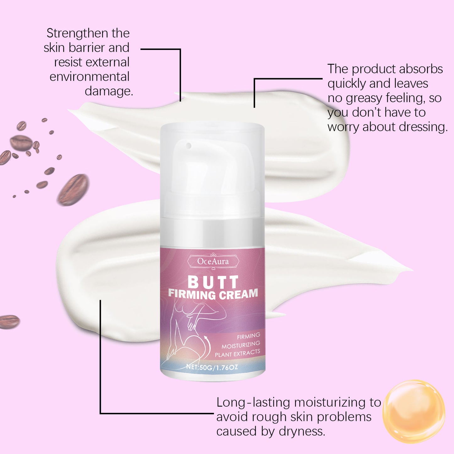 Butt Lift And Shape Care Cream, Lift, Tighten And Plump Butt Line Skin Care Body Care Cream
