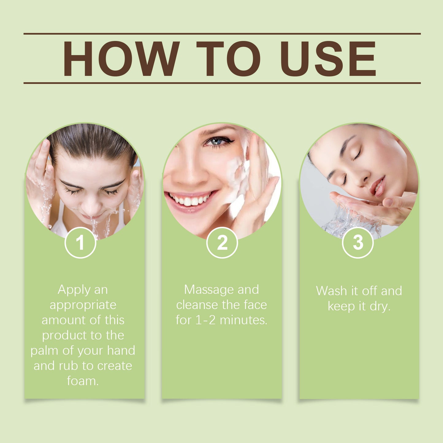 Jaysuing Centella Asiatica Facial Cleanser Moisturizes And Hydrates, Cleanses Pores, Refreshes And Controls Oil. It Is A Mild Ingredient Facial Cleanser