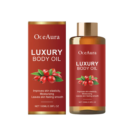 Aceite Corporal Hidratante OceAura – Hidrata y mejora la elasticidad de la piel. Aceite esencial para el cuidado corporal diario. (Olas de Seducción)
