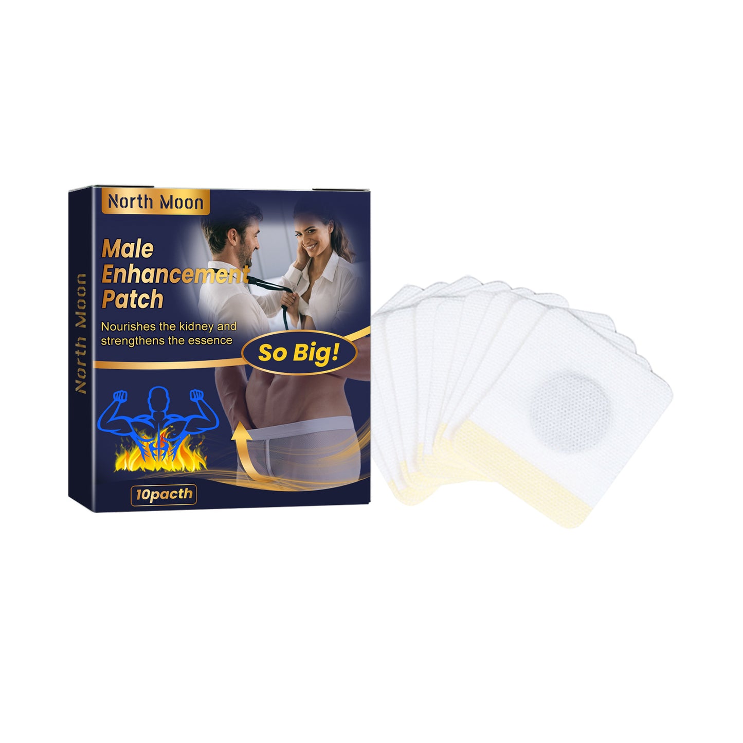 North moon Male Enhancement Patch, Male Nourishing Kidney Private Part Care Sexual Function Enhancement Patch