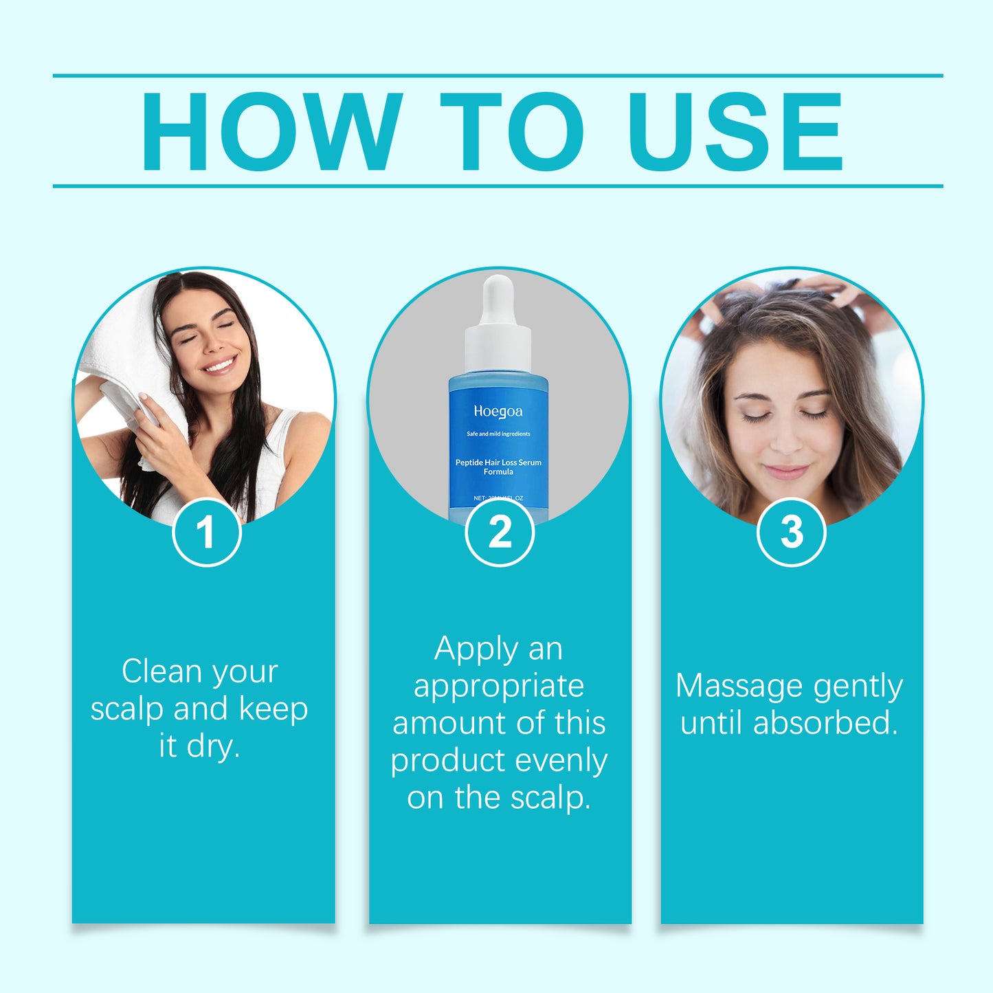 Hoegoa Hair Care Essence, Moisturizes And Nourishes The Scalp, Strengthens The Hair, And Makes It Smooth And Shiny