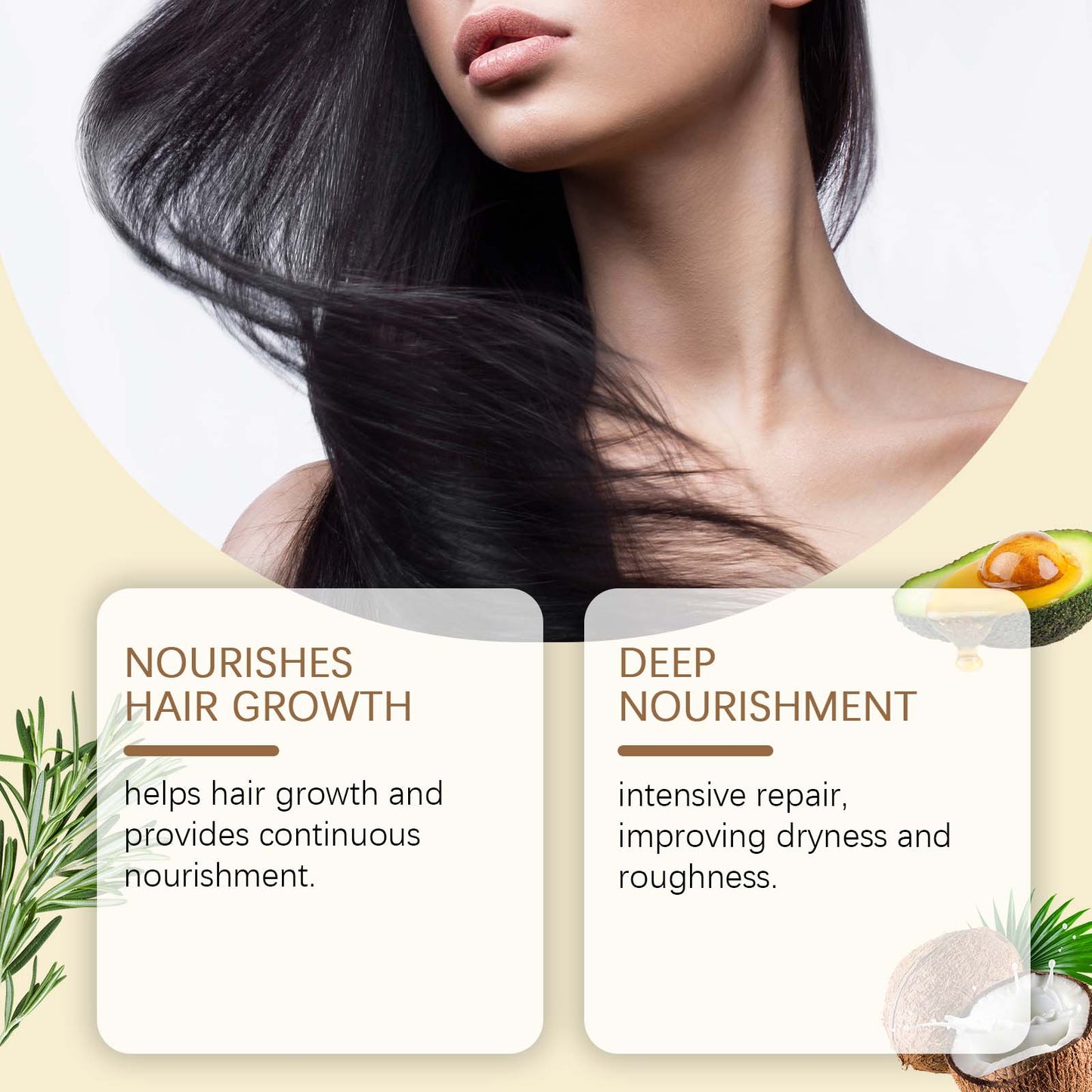 OUHOE Hair Care Essential Oil Nourishes Scalp, Strengthens Hair, And Nourishes Hair