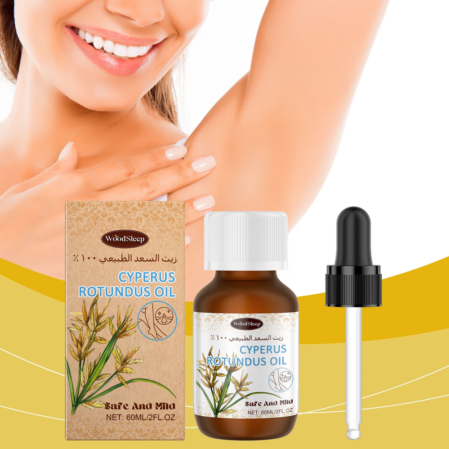 WoodSleep Hair Removal Treatment Oil Moisturizes And Nourishes The Whole Body Gently Removes Hair And Cleanses Skin Essential Oil