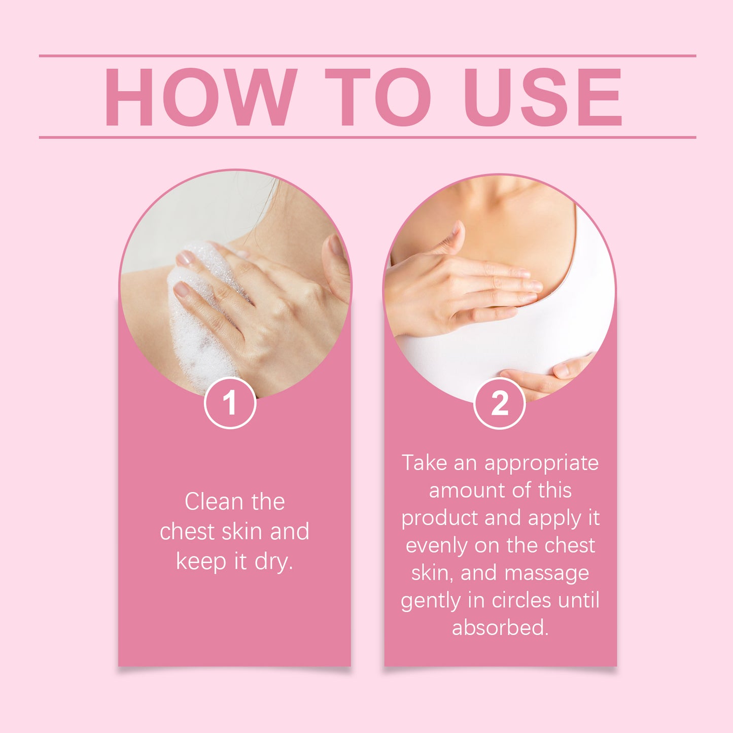 OceAura Breast Care Cream Plump And Nourish Breast Skin Lift Line Elastic Massage Treatment Cream