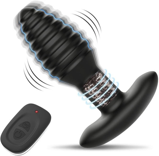 El Sacude-Nalgas (Juguete sexual para adultos, masajeador de próstata, vibrador con control remoto, plug anal, juguete para adultos, plug vibrador para glúteos.)