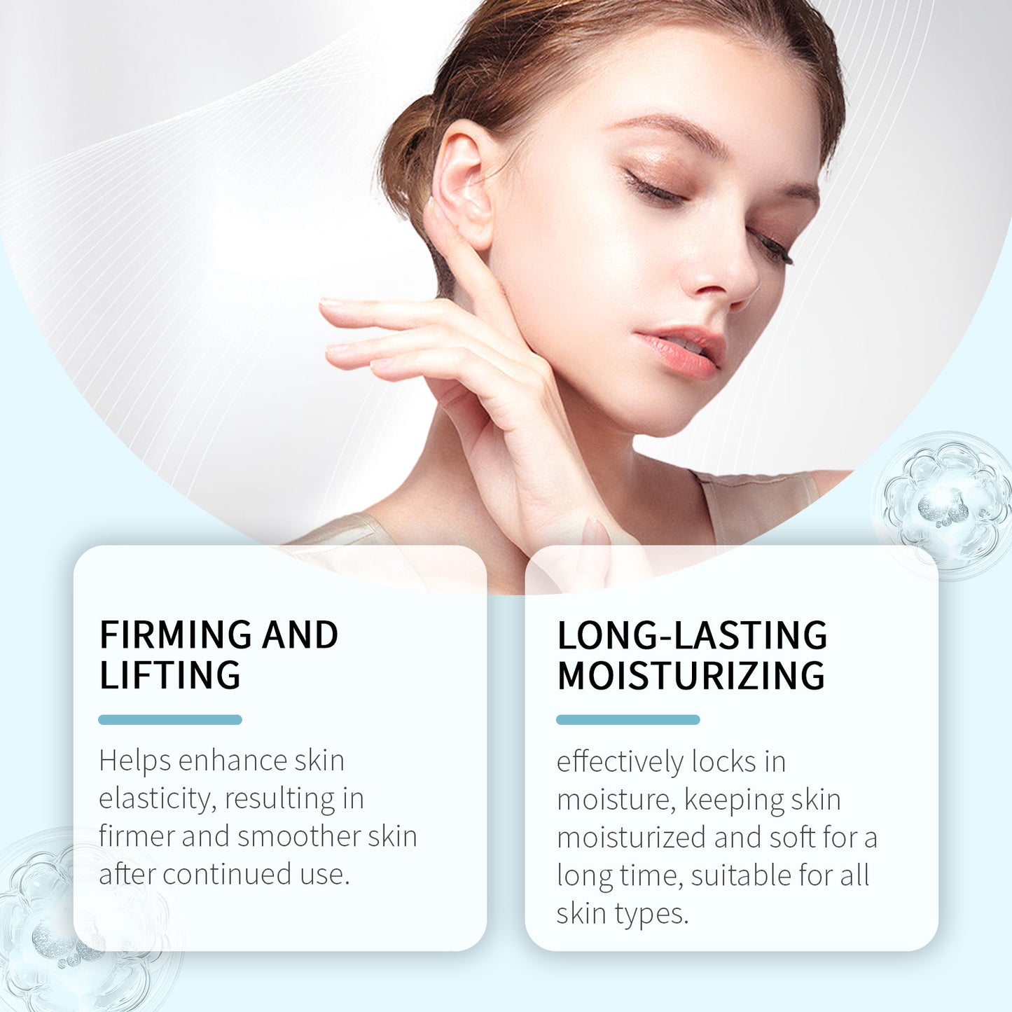 EELHOE Anti-Aging Facial Firming Essential Oil, Facial Cleansing Gentle Nourishing Moisturizing Multi-Purpose Care Essence