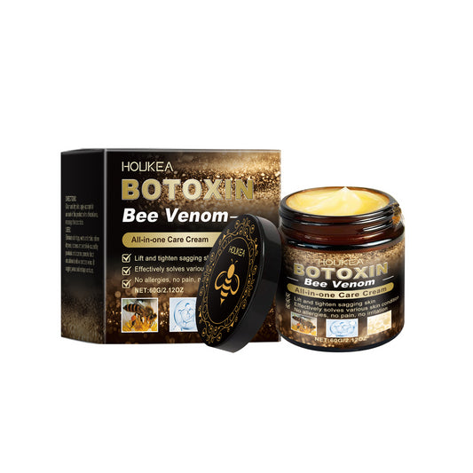 Houkea Bee Venom Skin Care Cream, Daily Skin Care Soothe Redness Improve Skin Brightening And Firming Skin Cream