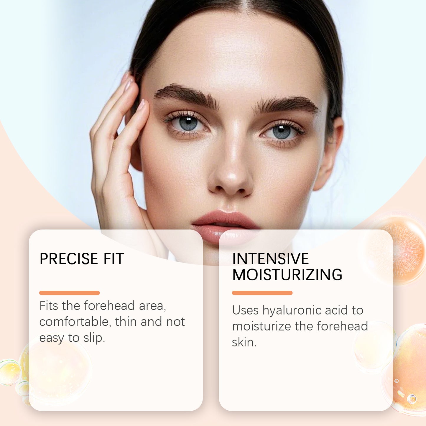 Hoygi Nicotinamide Orange Facial Patches, Daily Skin Care Patches For Firming, Moisturizing And Reducing Fine Lines On The Face