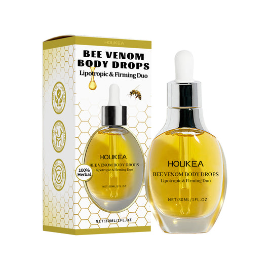 Houkea Bee Venom Body Essence Gentle Care, Moisturize And Lift Skin Light Body Massage Essence