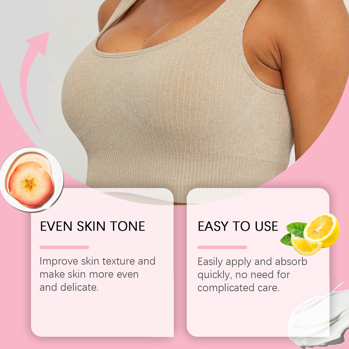 EELHOE  Chest Care Cream Gently Nourishes And Tightens The Skin. Chest Contour Massage Care Cream