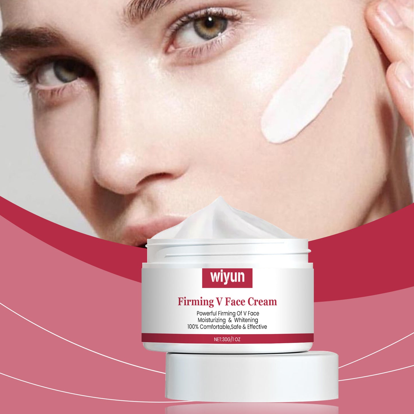 Wiyun Firming Skin Care Cream Brightening Skin Moisturizing Light Line Firming Moisturizing Repair Brightening Care Cream