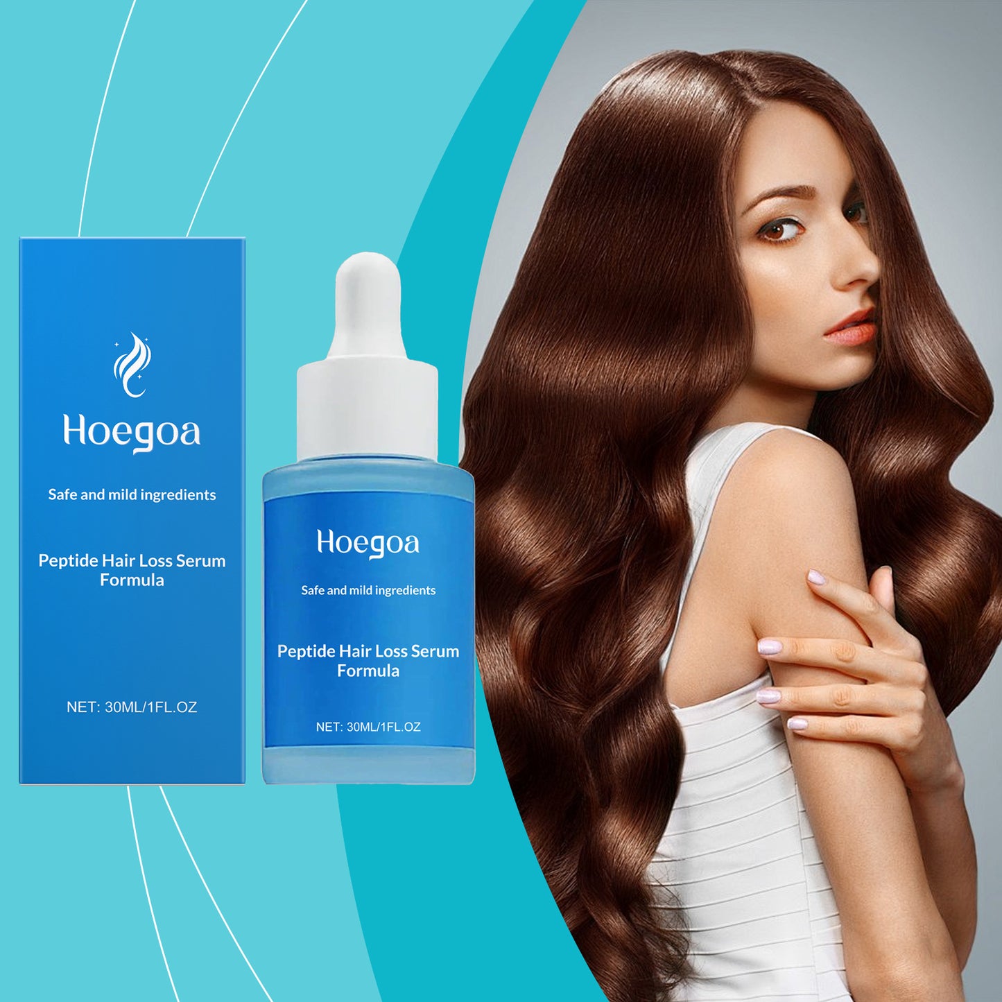 Hoegoa Hair Care Essence, Moisturizes And Nourishes The Scalp, Strengthens The Hair, And Makes It Smooth And Shiny