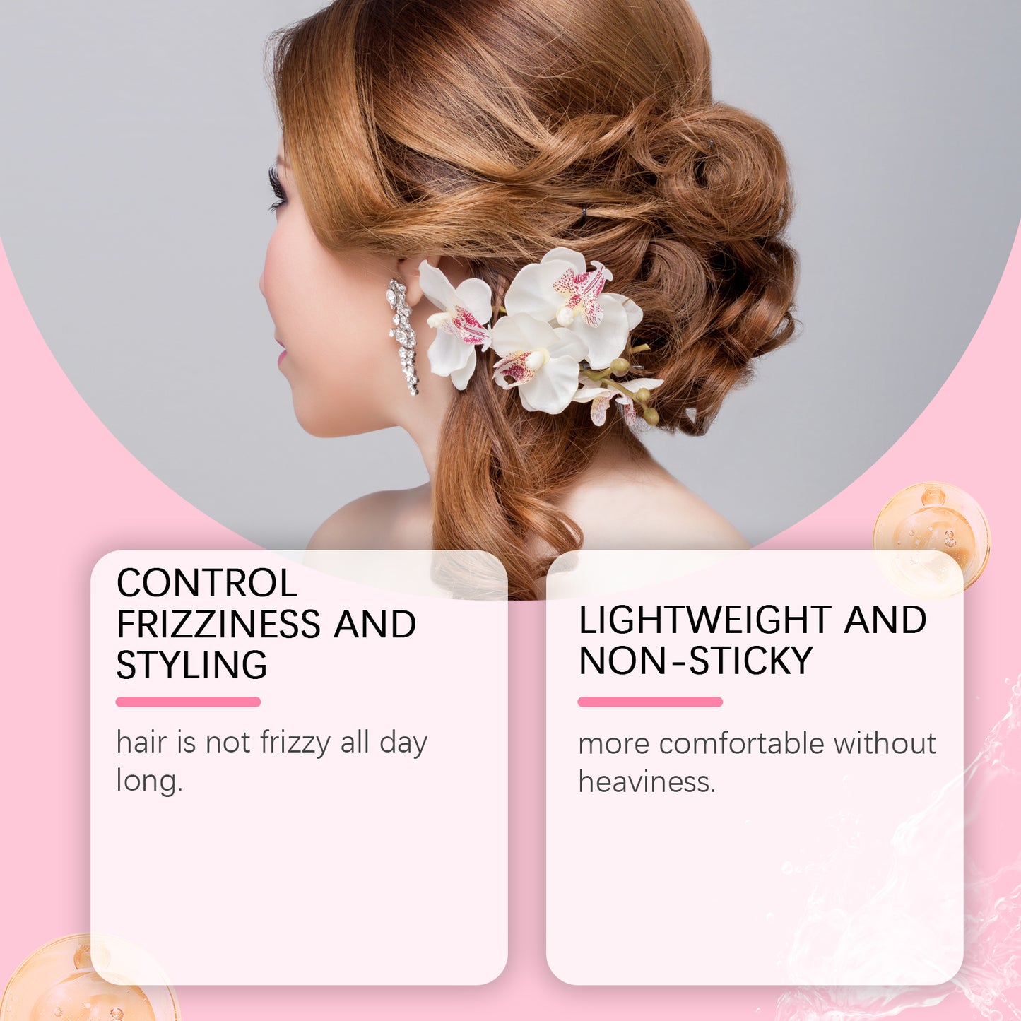 Hoegoa Hair Care & Styling Cream, Gentle, Soft And Glossy Natural Styling & Styling Nourishes Hair Everyday