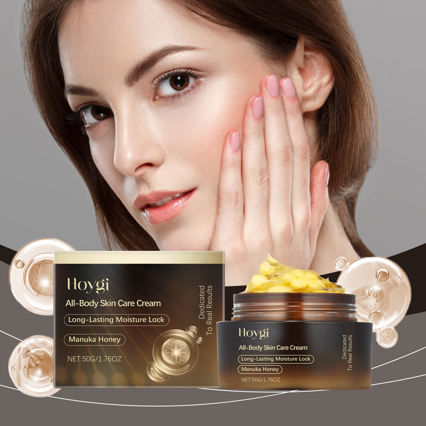 Hoygi Firming Moisturizer Body Care Gentle Cream Moisturizing Hydrating Moisturizing Brightening Nourishing Care