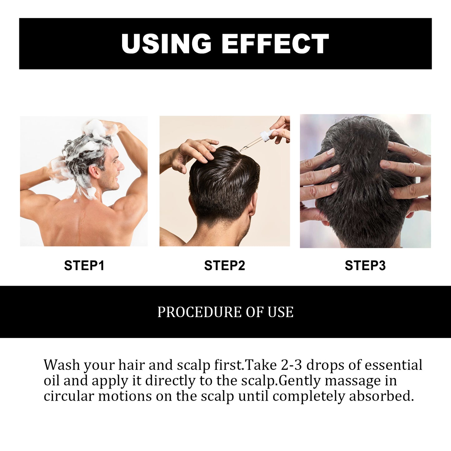 East Moon Hair Growth Oil, Protect Hair Follicle Moisture Nutrition Hair Root Strength Thick Hair Essence
